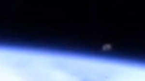 NASA was accused of intentionally cutting the live video feed as the gray object appeared over the Earth's horizon.
